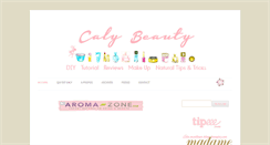 Desktop Screenshot of calybeauty.com
